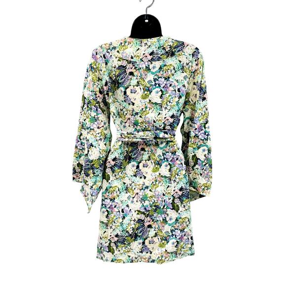 plum pretty sugar green blue robe - Picture 3 of 4